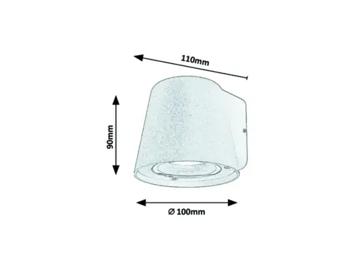 Záhradné svietidlo Rabalux 7959 1x35W GU10 230V IP54